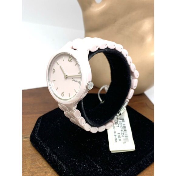 Calvin Klein Women's Watch 25200077 Quartz Pink Blush Ceramic 32mm - Picture 13 of 13